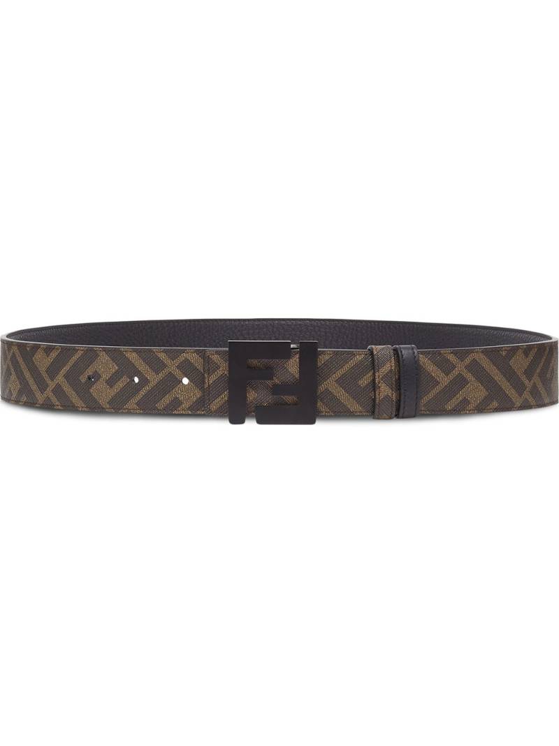 FENDI FF-motif reversible belt - Black von FENDI