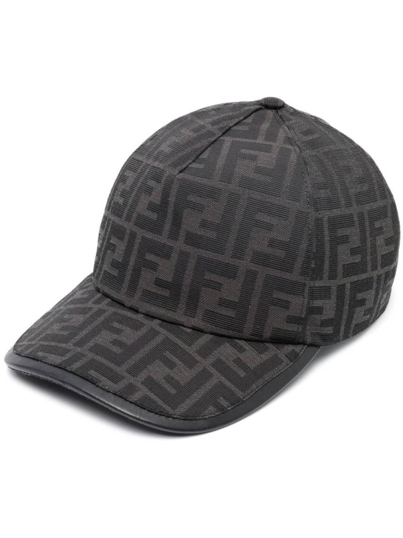 FENDI FF pattern cap - Black von FENDI