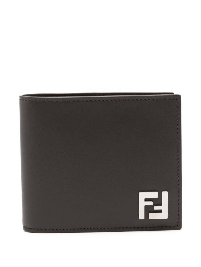 FENDI FF-plaque wallet - Brown von FENDI