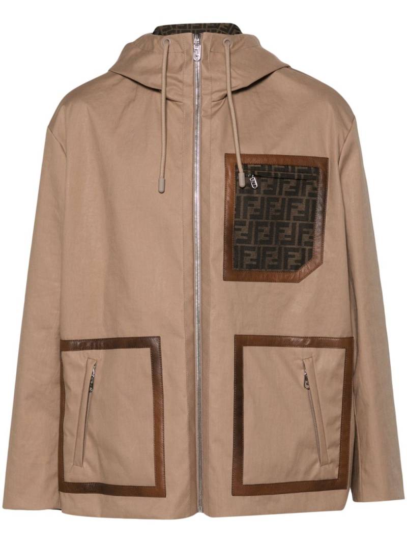 FENDI FF pocket parka - Neutrals von FENDI