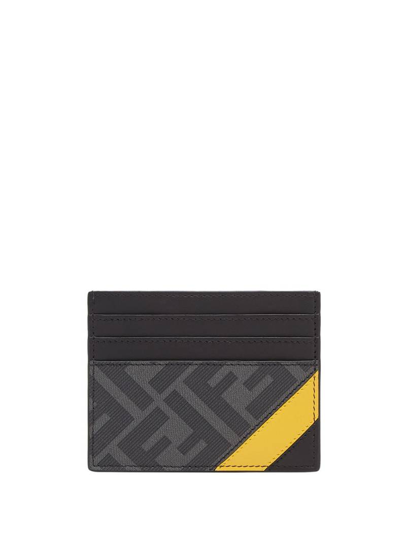 FENDI FF print cardholder - Black von FENDI