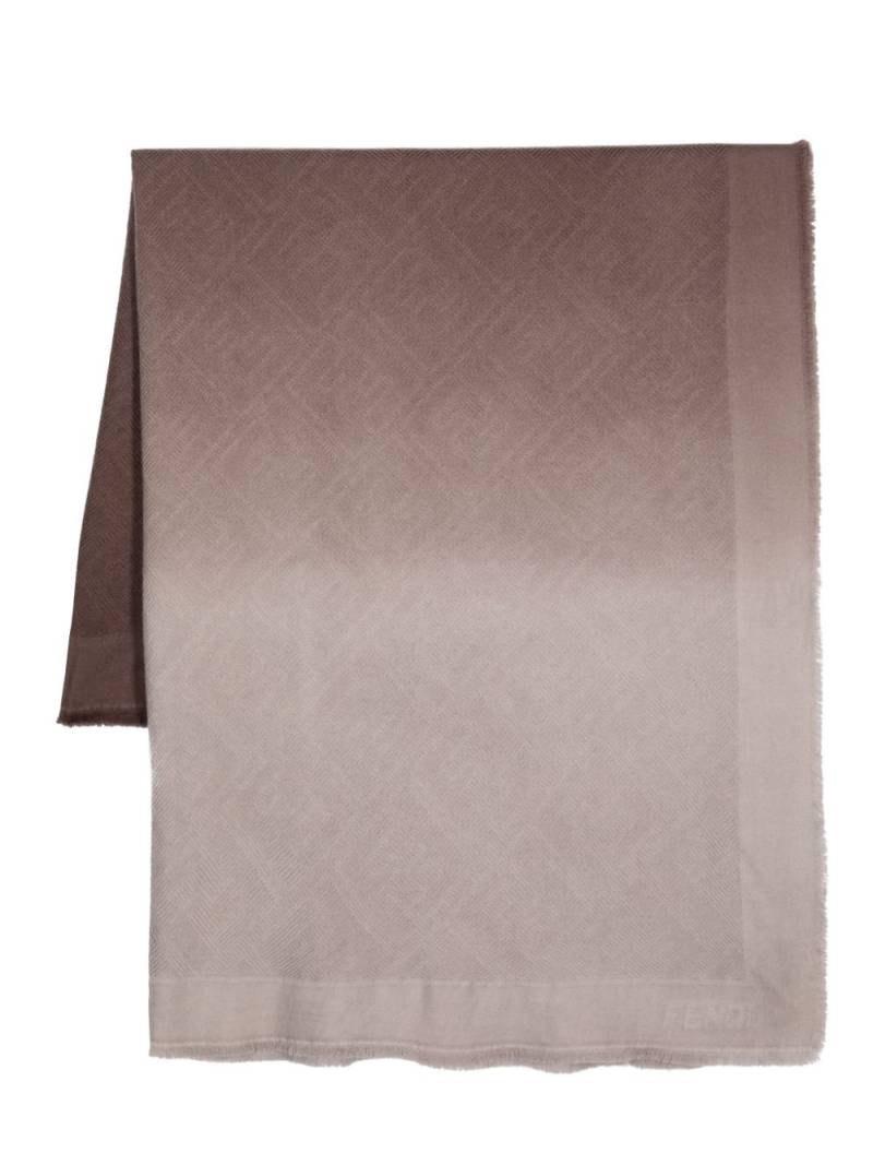 FENDI FF scarf - Brown von FENDI