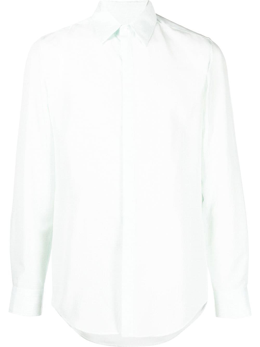 FENDI Karligraphy-print long sleeved shirt - White von FENDI