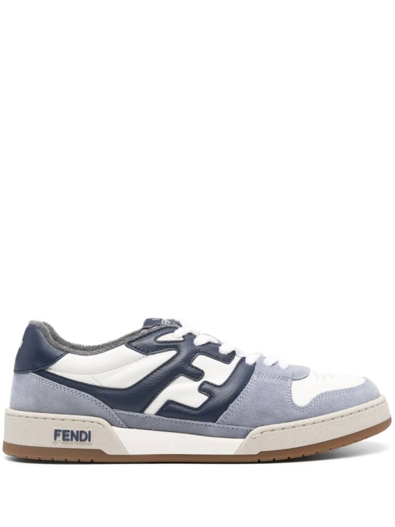 FENDI Match panelled suede sneakers - Blue von FENDI