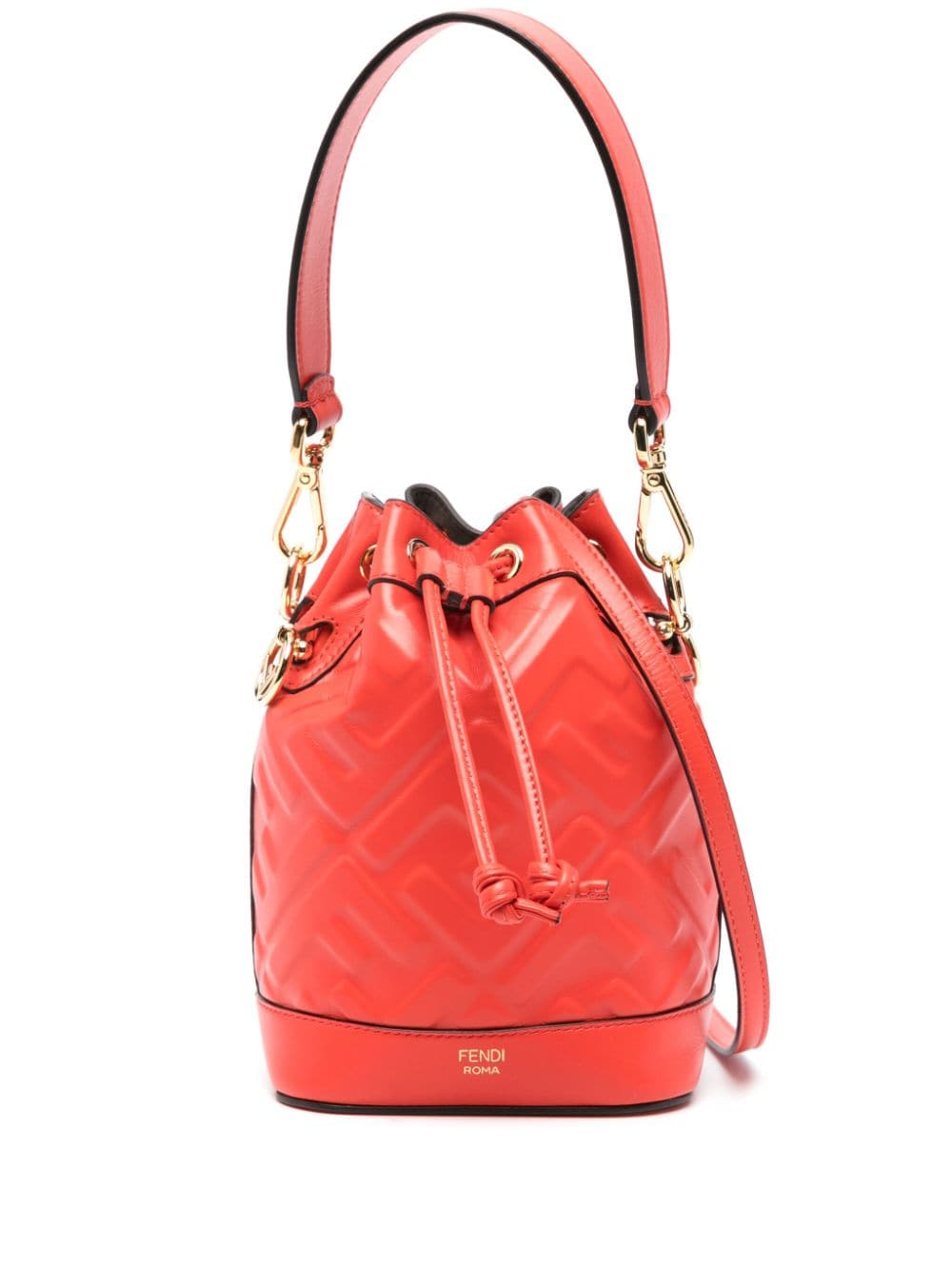 FENDI Mon Tresor bucket bag - Red von FENDI