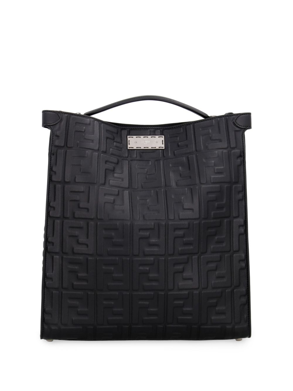 FENDI Peekaboo X-Lite Fit tote bag - Black von FENDI