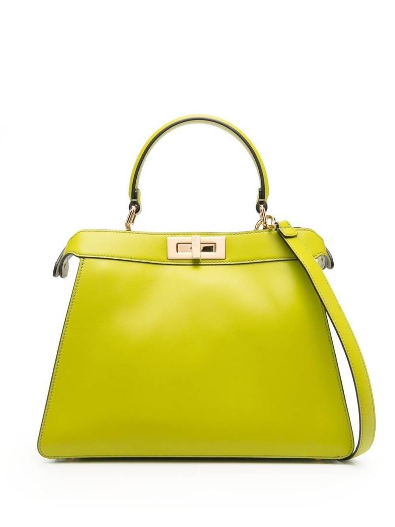 FENDI Peekaboo leather tote bag - Green von FENDI