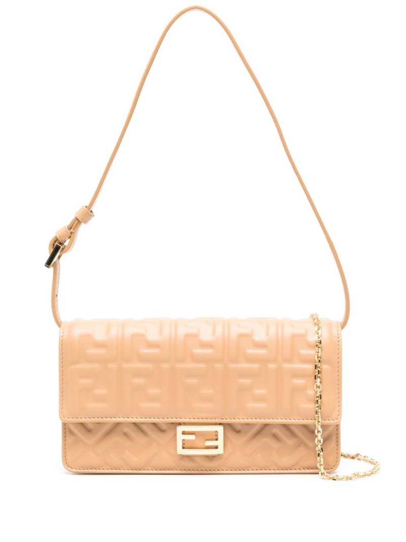 FENDI Wallet On Chain Baguette shoulder bag - Brown von FENDI