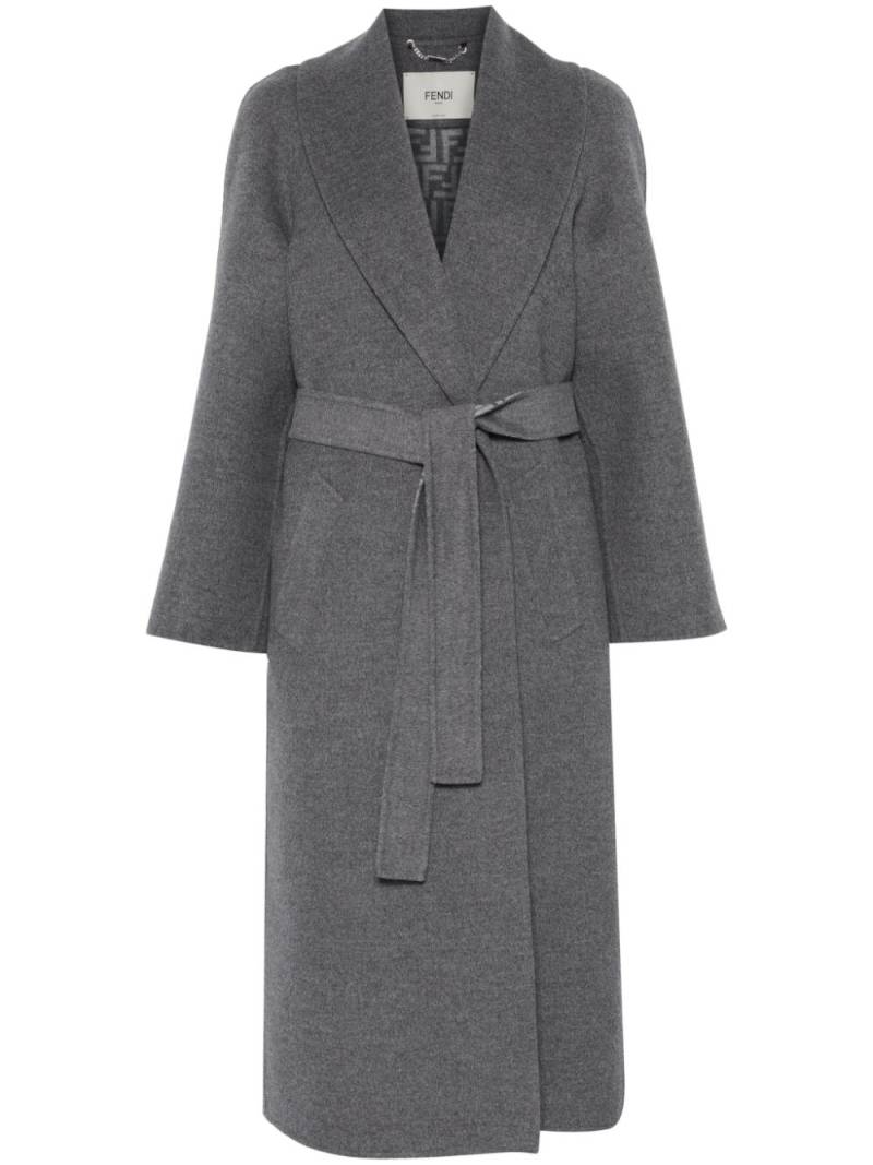 FENDI belted coat - Grey von FENDI