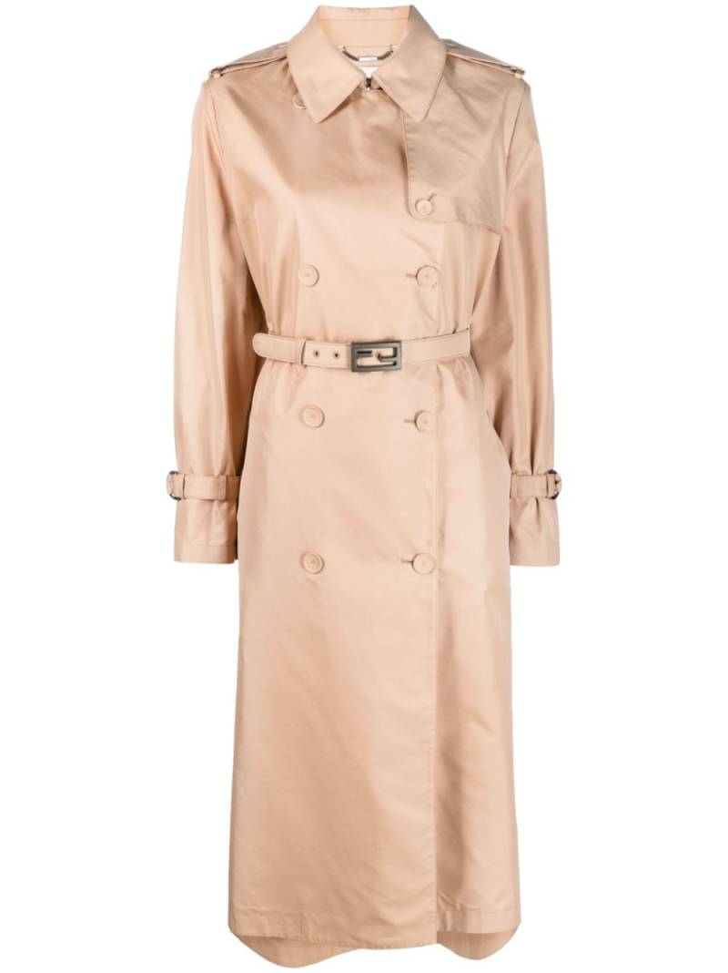 FENDI belted trench coat - Neutrals von FENDI