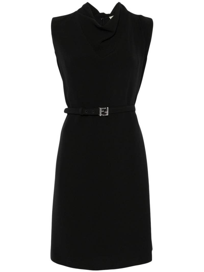 FENDI cady mini dress - Black von FENDI