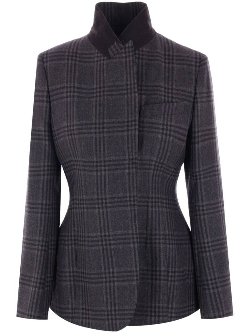 FENDI checked blazer - Grey von FENDI