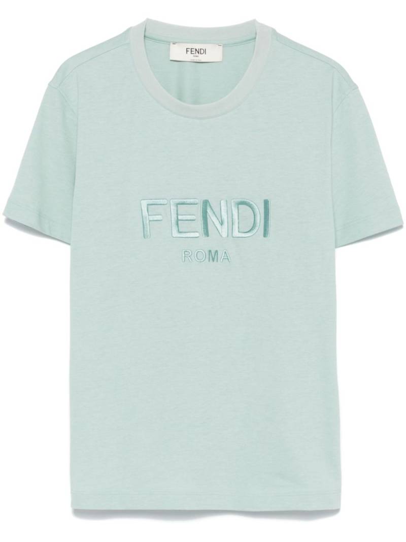 FENDI cotton T-shirt - Blue von FENDI