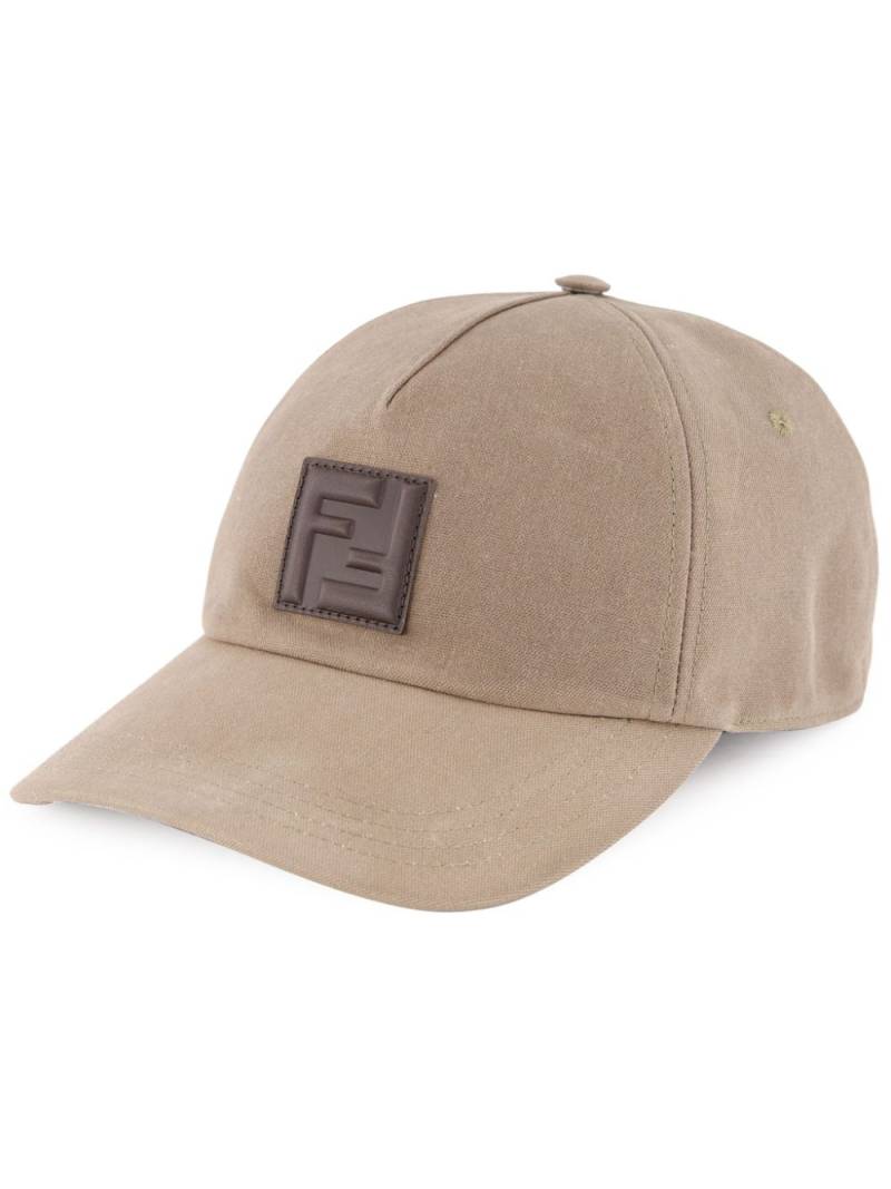 FENDI cotton baseball cap - Grey von FENDI