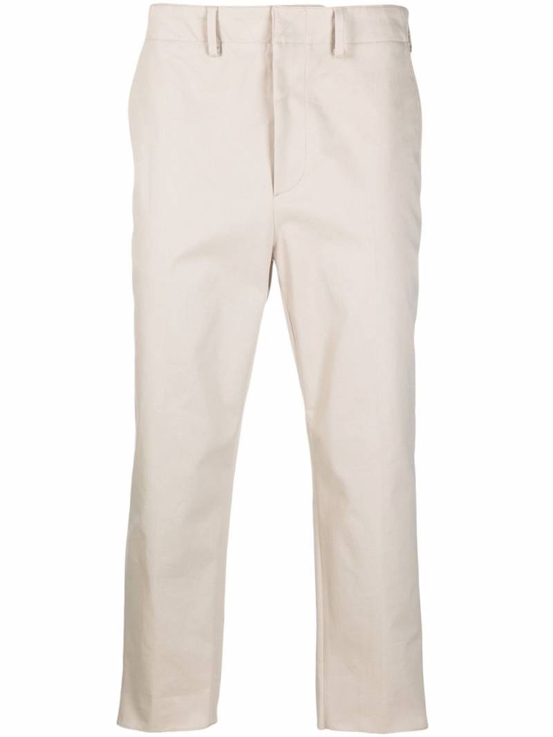 FENDI cropped straight-leg trousers - Neutrals von FENDI