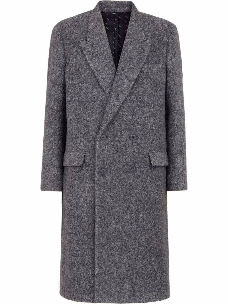 FENDI double-breated button coat - Grey von FENDI