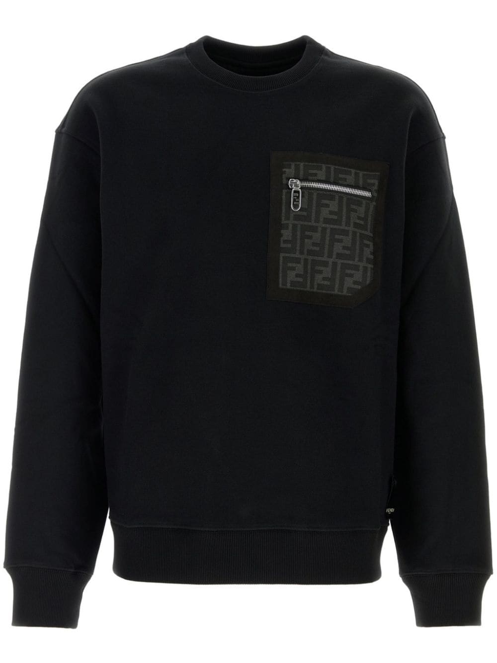 FENDI jersey sweatshirt - Black von FENDI