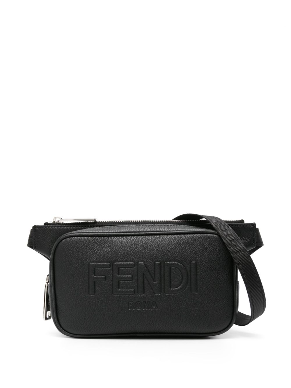 FENDI logo-embossed belt bag - Black von FENDI