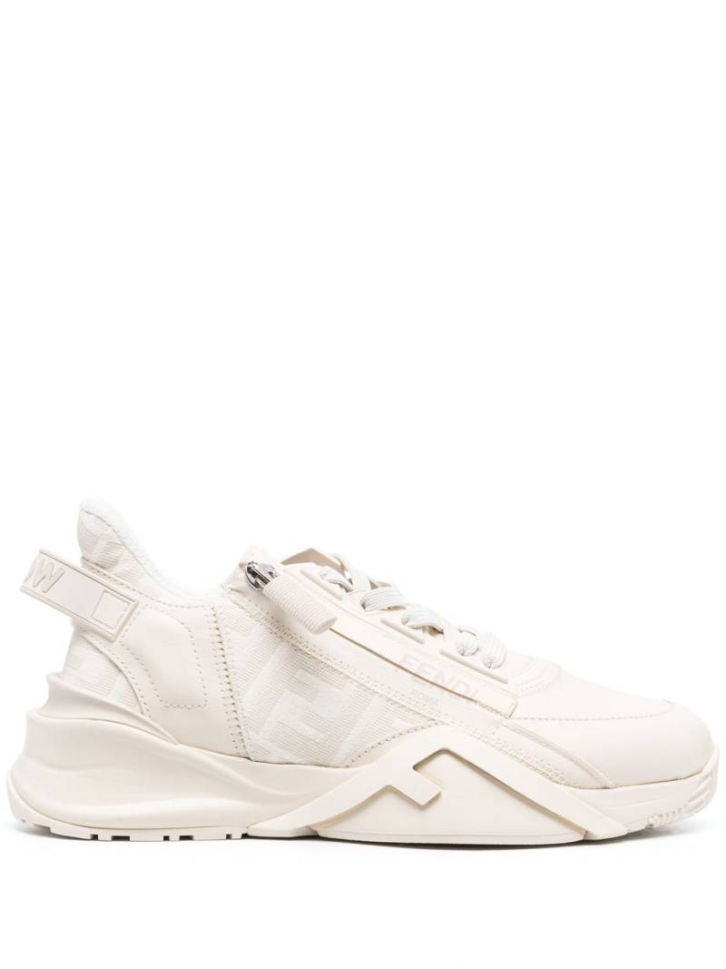 FENDI logo-print sneakers - Neutrals von FENDI