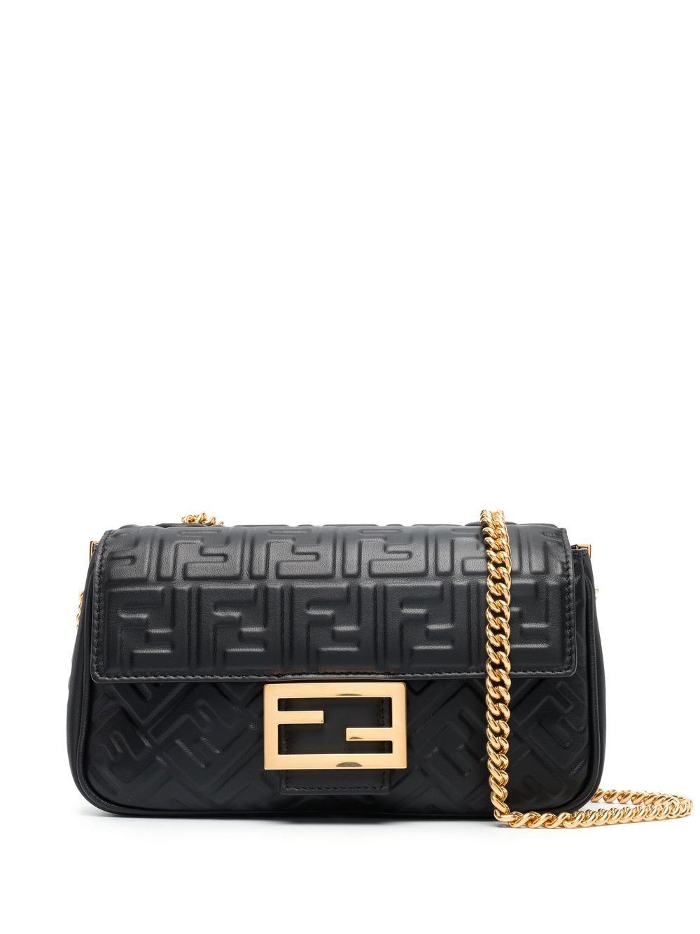 FENDI medium Baguette Chain shoulder bag - Black von FENDI