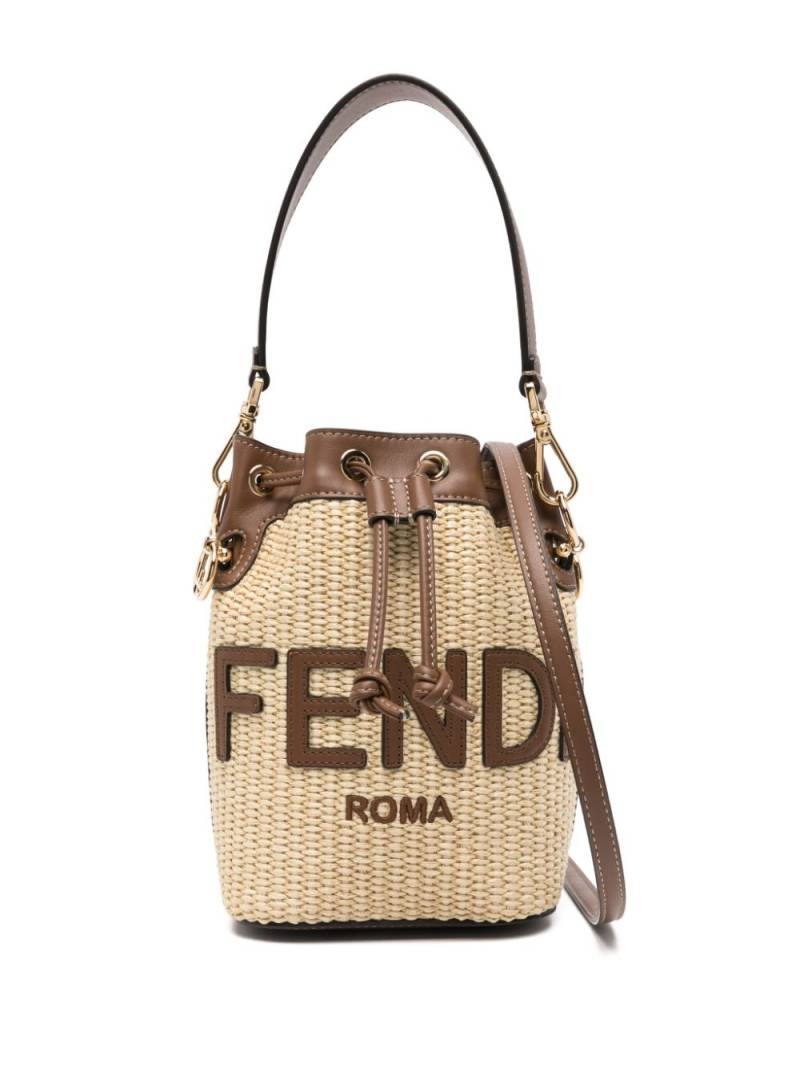 FENDI mini Mon Tresor bucket bag - Neutrals von FENDI