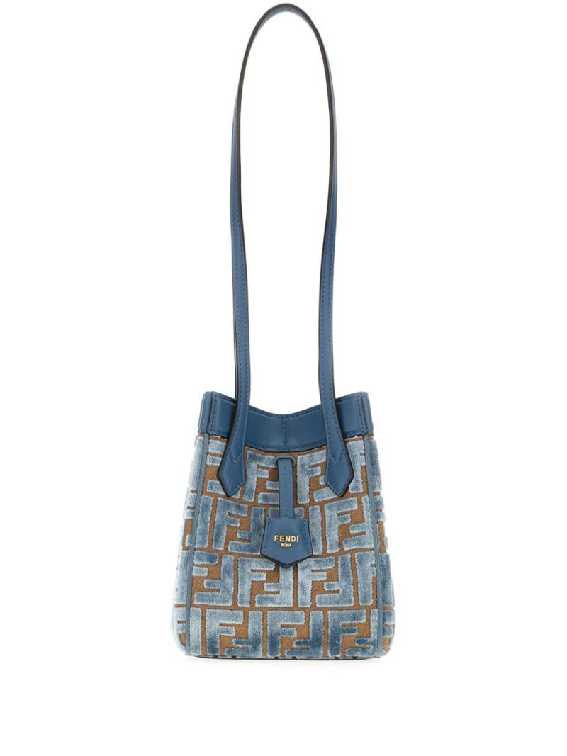 FENDI mini Origami shoulder bag - Blue von FENDI