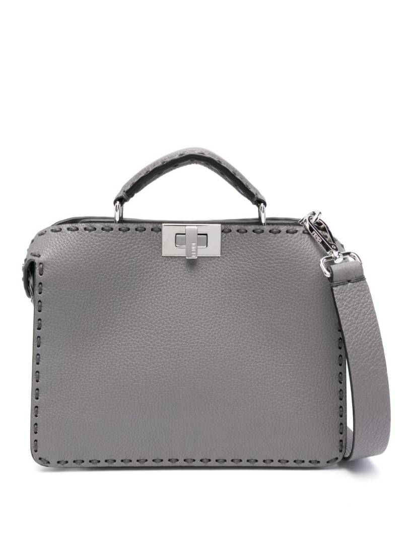 FENDI mini Peekaboo Iseeu shoulder bag - Grey von FENDI