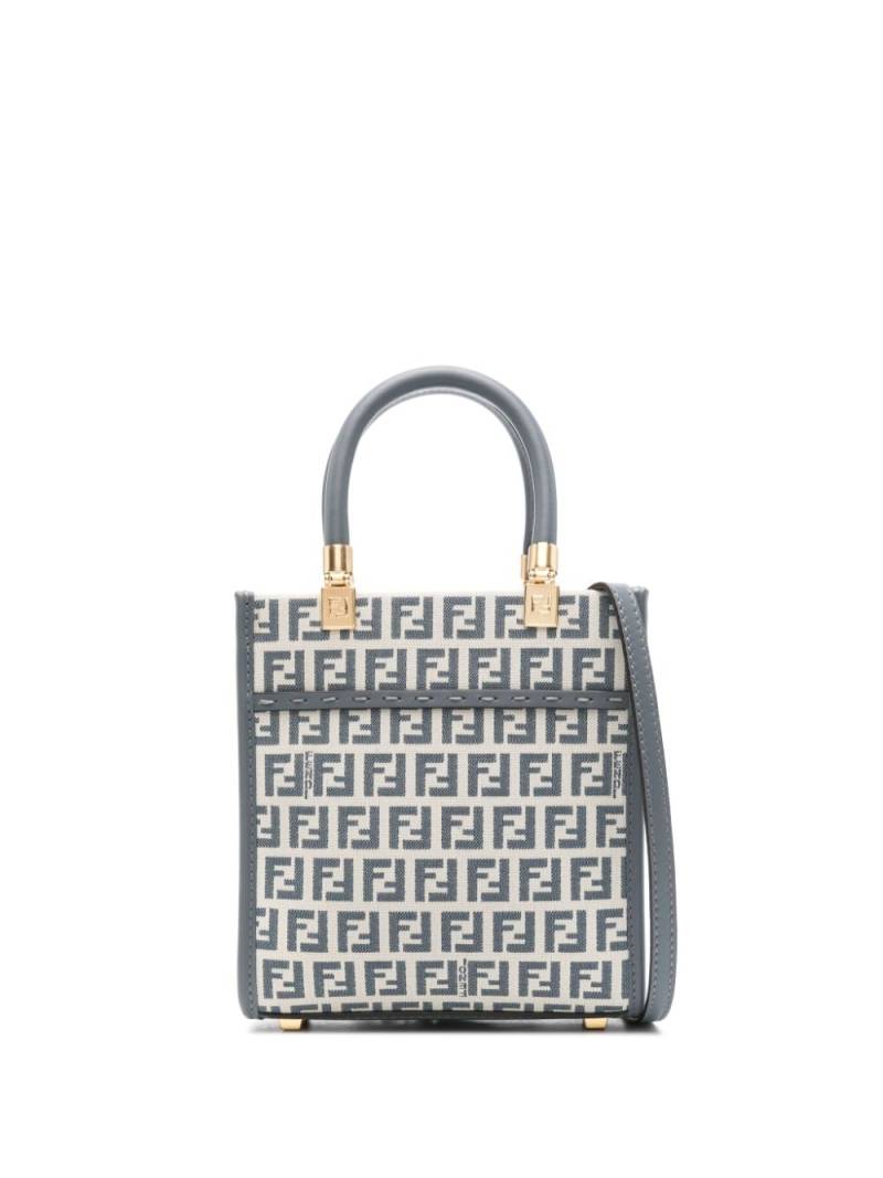 FENDI mini Sunshine tote bag - Blue von FENDI