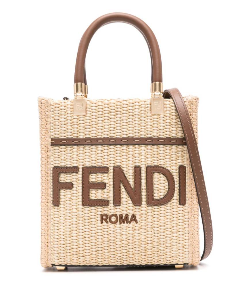 FENDI mini Sunshine tote bag - Neutrals von FENDI