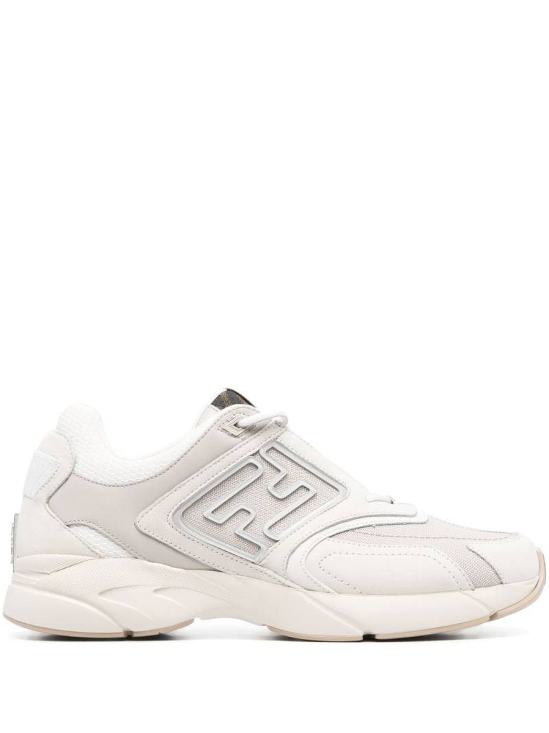 FENDI panelled low-top sneakers - Neutrals von FENDI