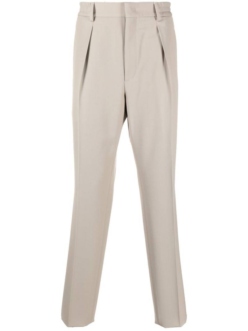 FENDI pleated tailored trousers - Neutrals von FENDI