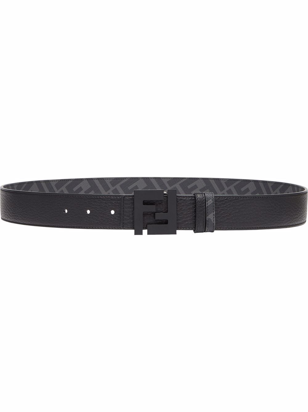 FENDI reversible logo-buckle belt - Black von FENDI