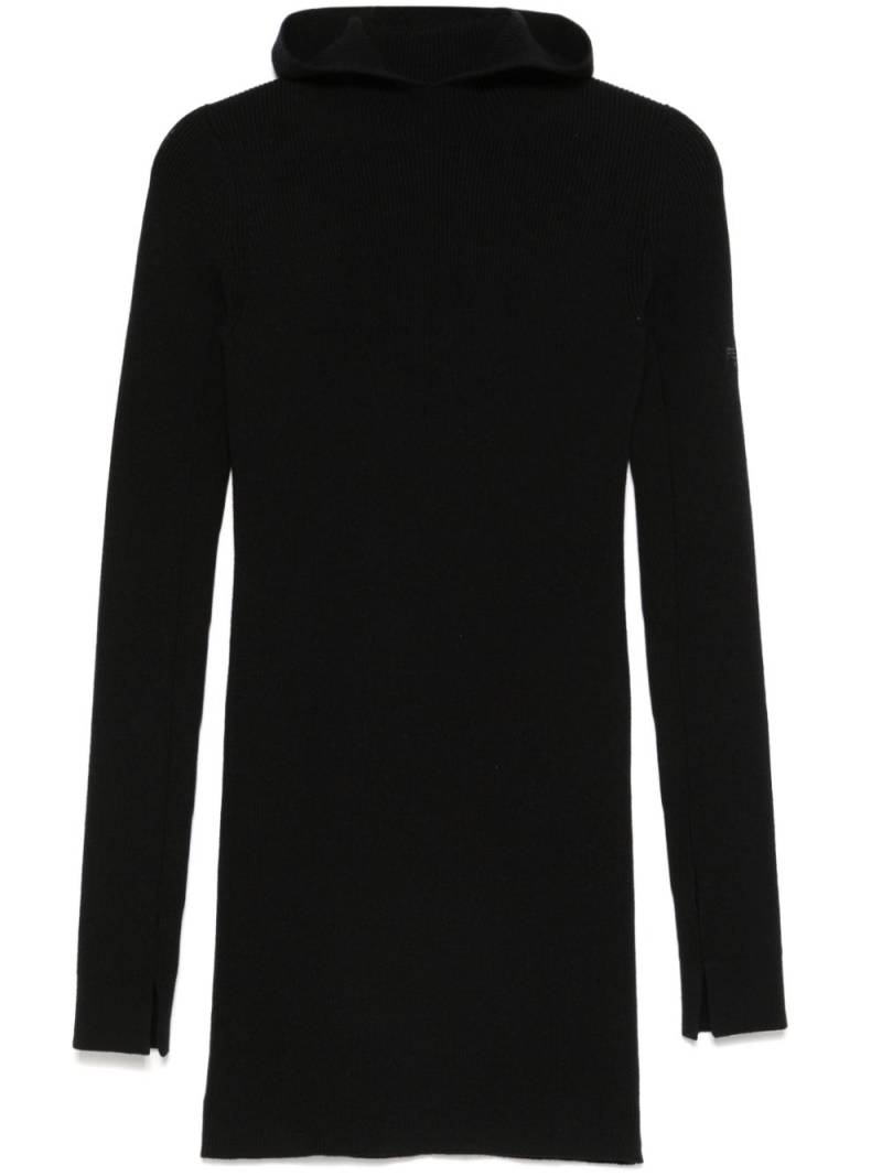 FENDI ribbed-knit mini dress - Black von FENDI