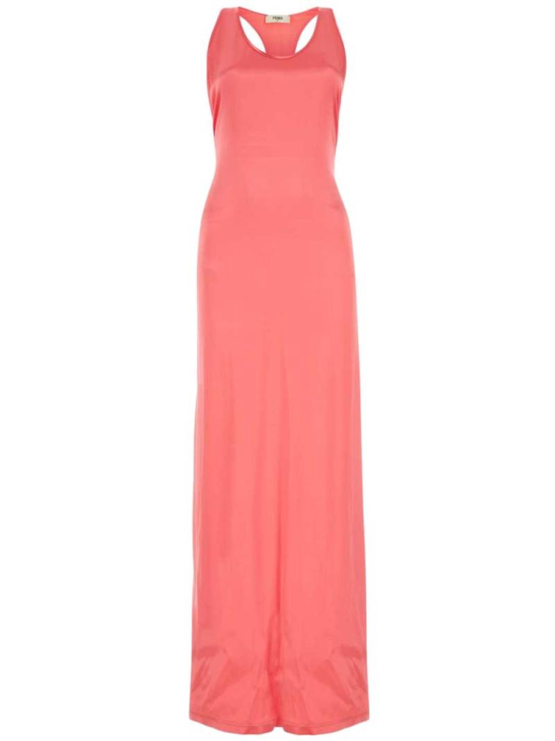 FENDI satin maxi dress - Pink von FENDI