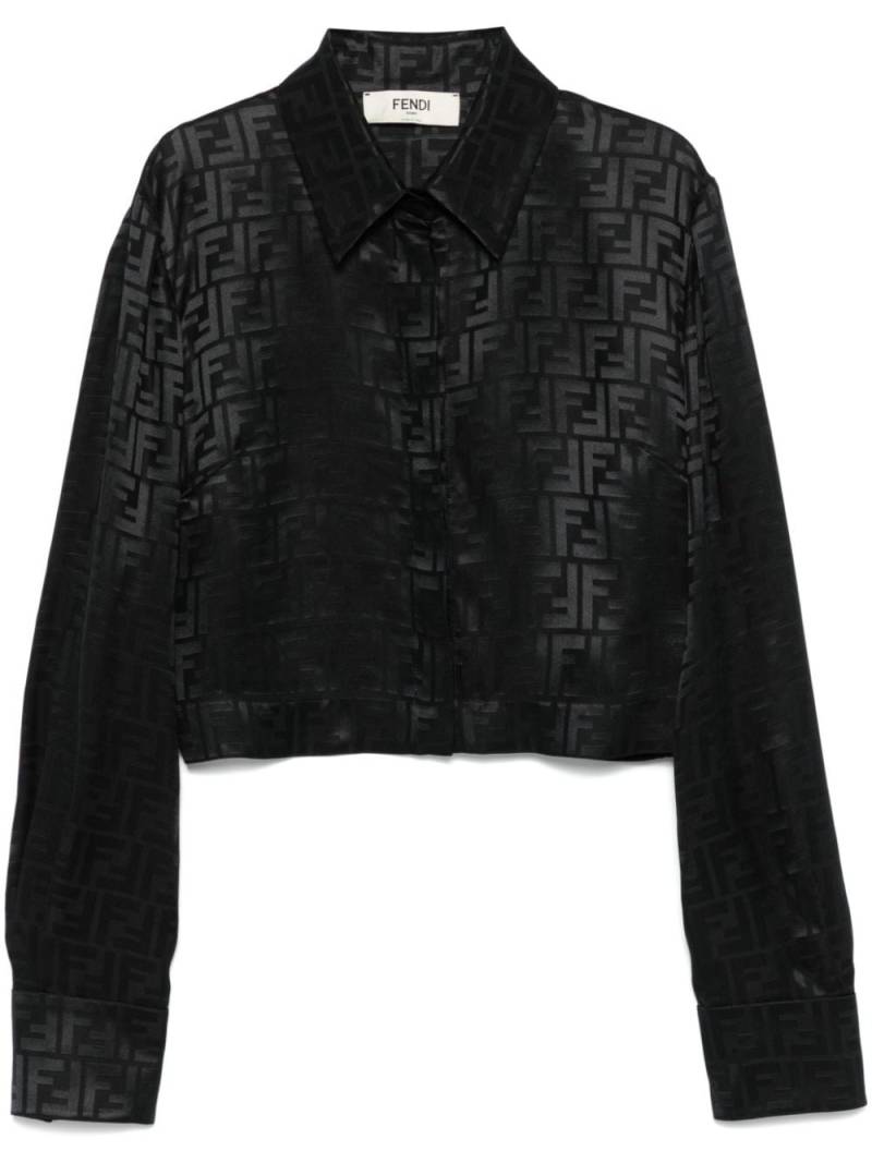 FENDI silk shirt - Black von FENDI