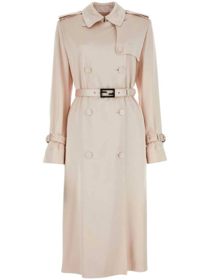 FENDI silk trench coat - Neutrals von FENDI