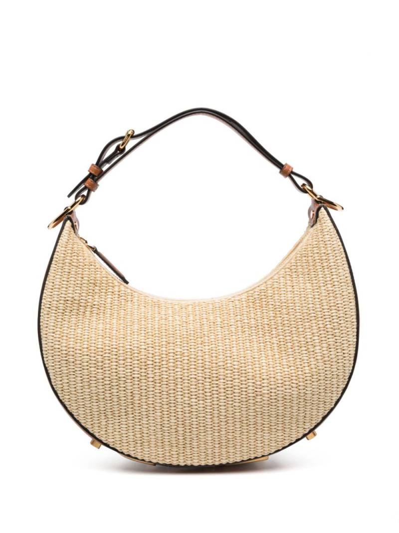 FENDI small Fendigraphy interwoven bag - Neutrals von FENDI