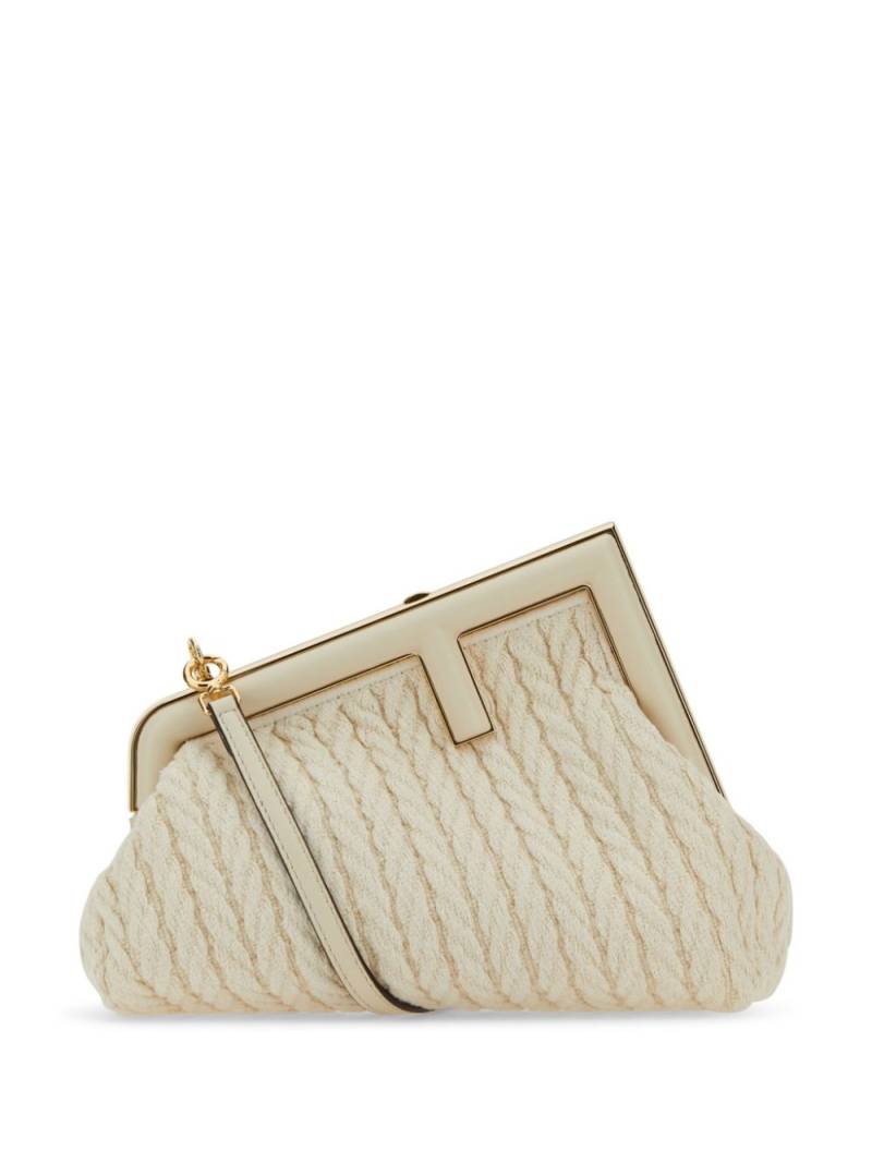 FENDI small First clutch bag - Neutrals von FENDI