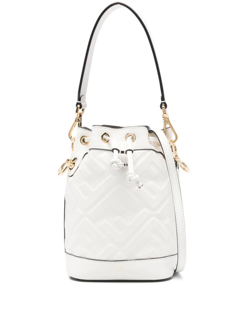 FENDI small Mon Tresor bucket bag - White von FENDI