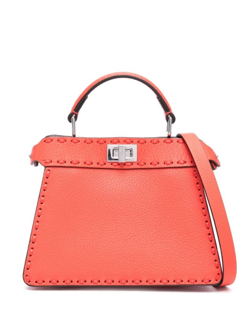 FENDI small Peekaboo ISeeU tote bag - Red von FENDI