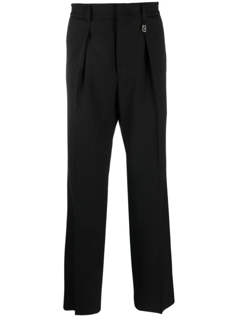 FENDI straight-leg tailored trousers - Black von FENDI