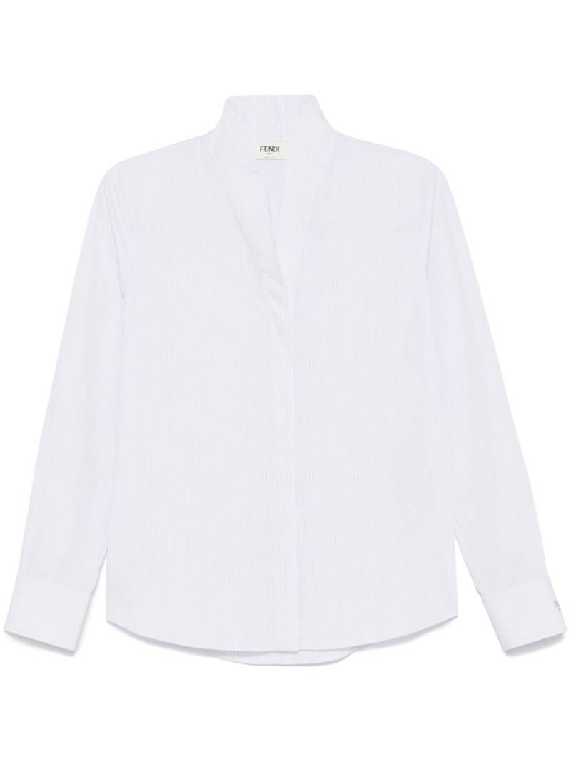 FENDI striped shirt - White von FENDI