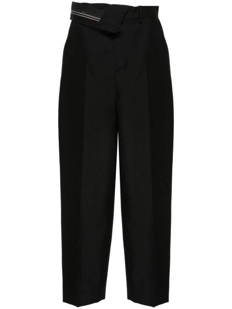 FENDI tapered trousers - Black von FENDI