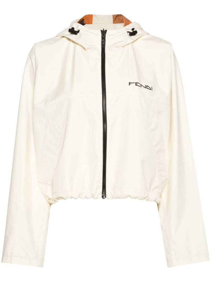 FENDI zipped reversible hooded jacket - Neutrals von FENDI