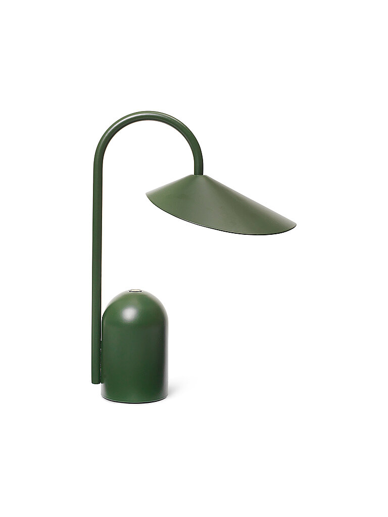 FERM LIVING Tragbare Leuchte ARUM Green grün