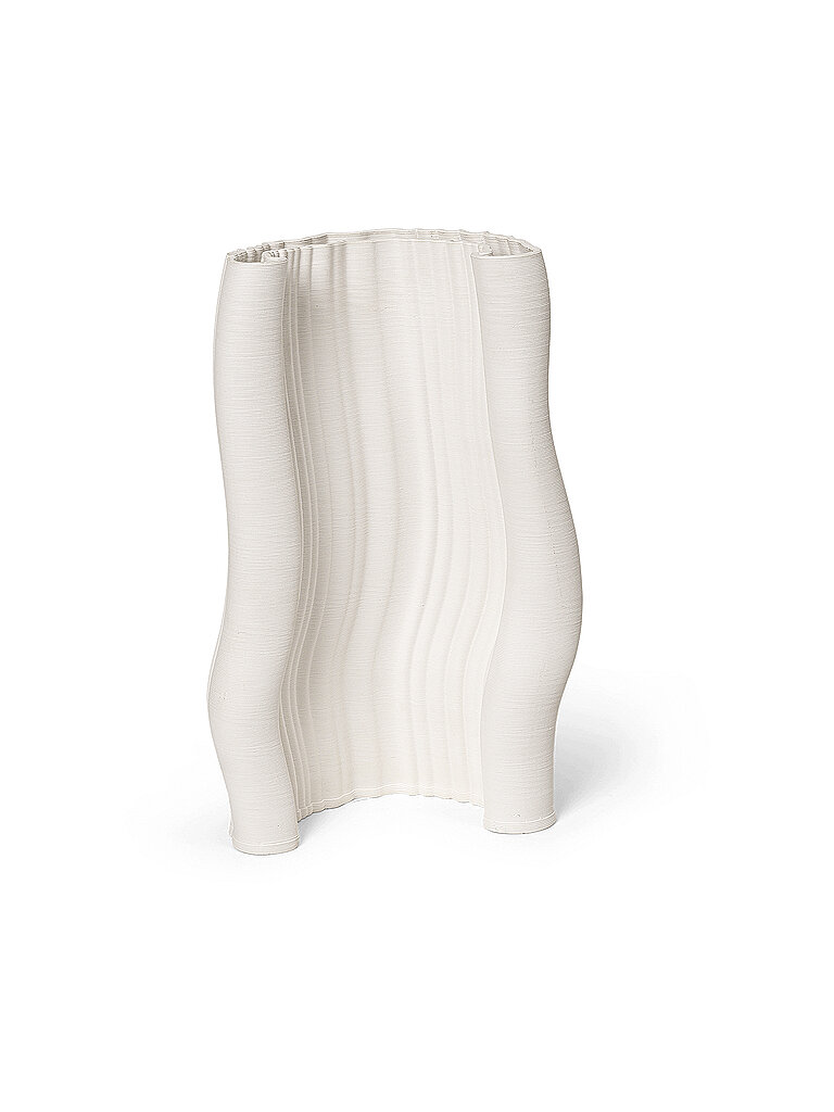 FERM LIVING Vase MOIRE 30cm Offwhite weiss von FERM LIVING