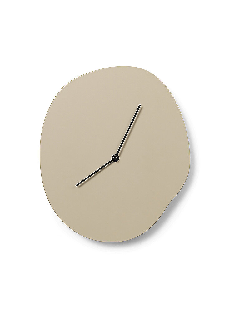 FERM LIVING Wanduhr MELT Cashmere beige von FERM LIVING