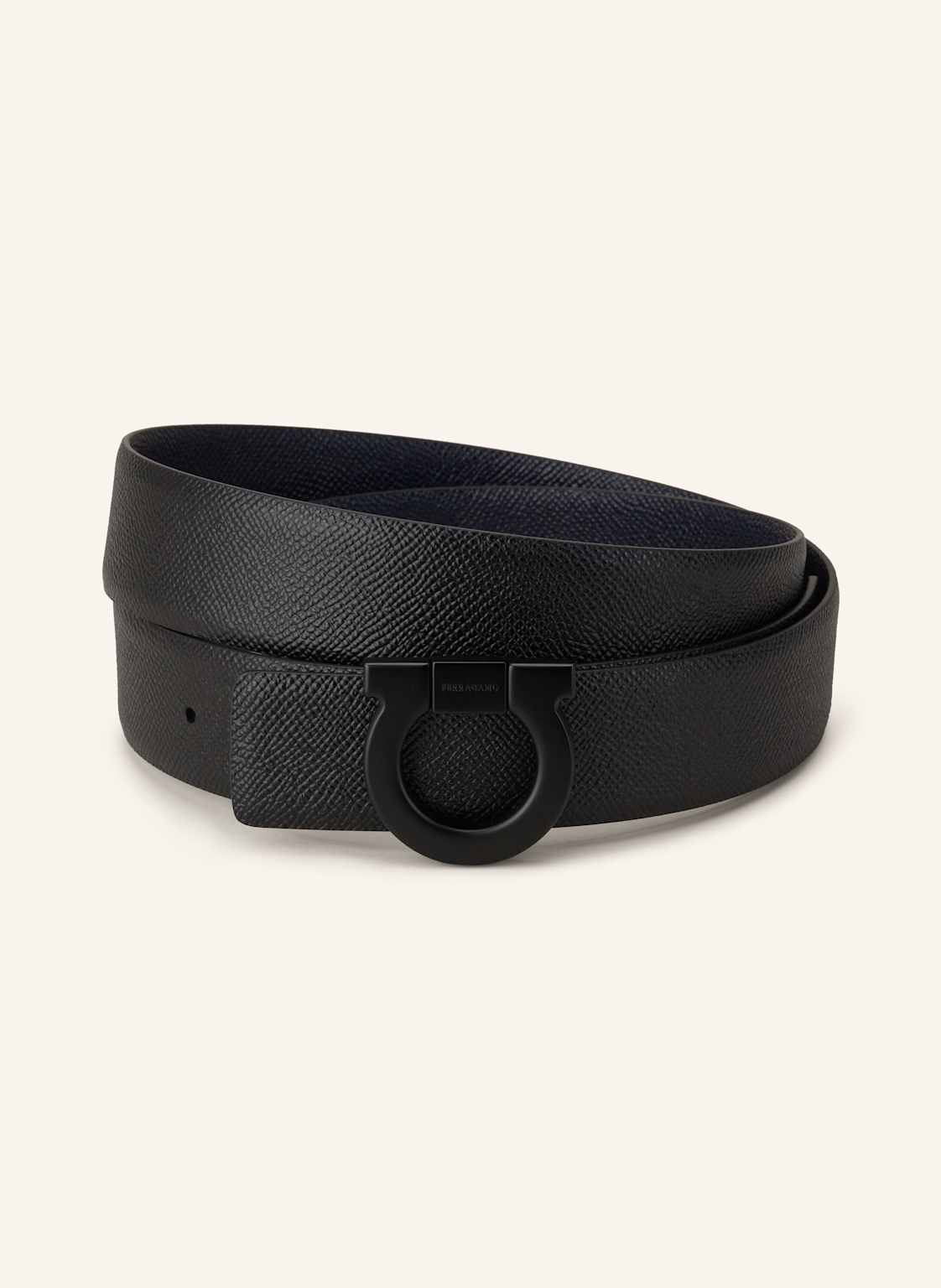 Ferragamo Ledergürtel schwarz Ferragamo Ledergürtel schwarz von FERRAGAMO