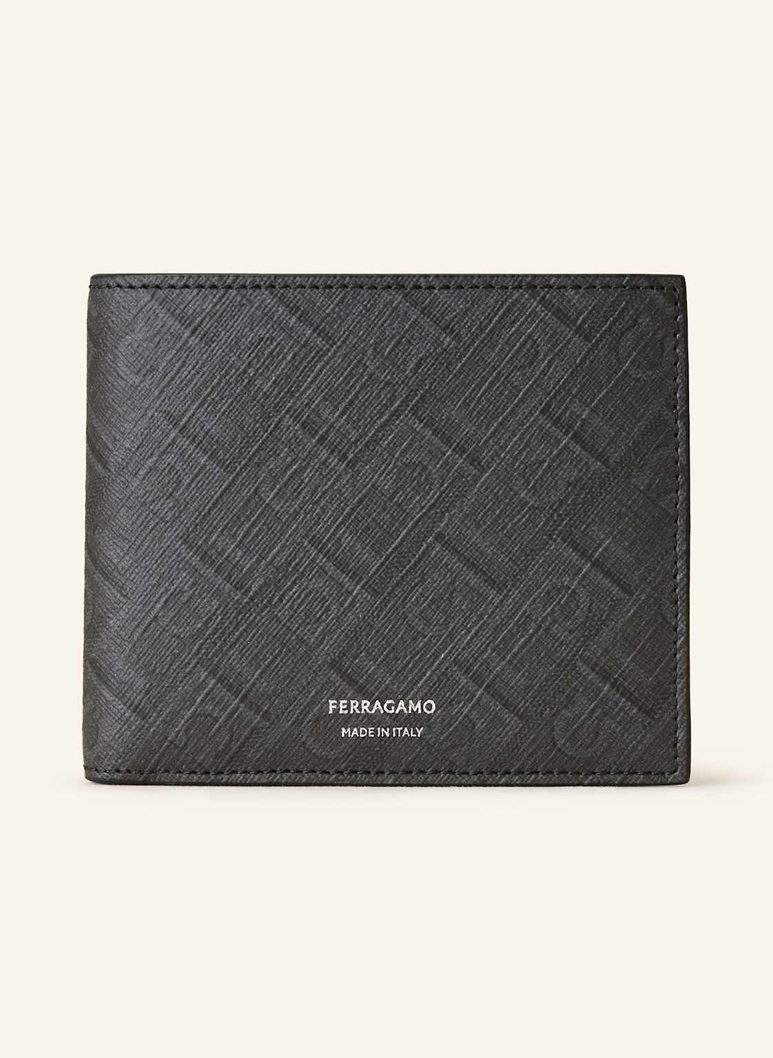 Ferragamo Saffiano-Geldbörse grau Ferragamo Saffiano-Geldbörse grau von FERRAGAMO
