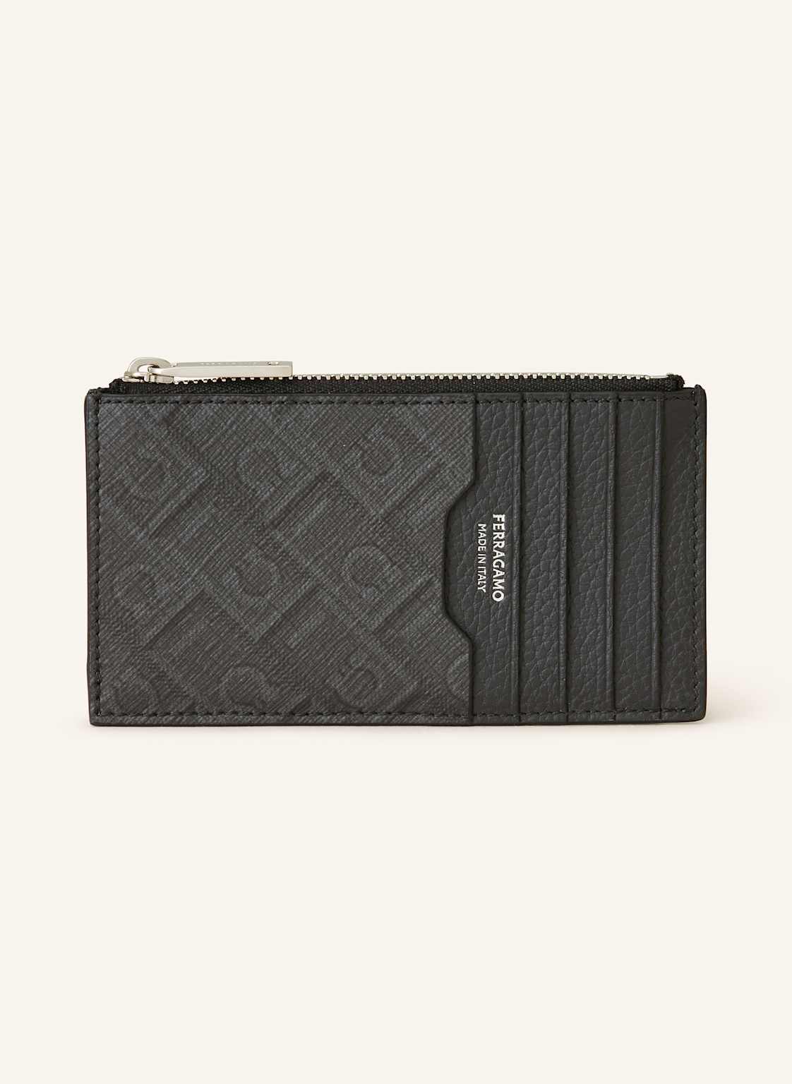 Ferragamo Saffiano-Kartenetui grau Ferragamo Saffiano-Kartenetui grau von FERRAGAMO